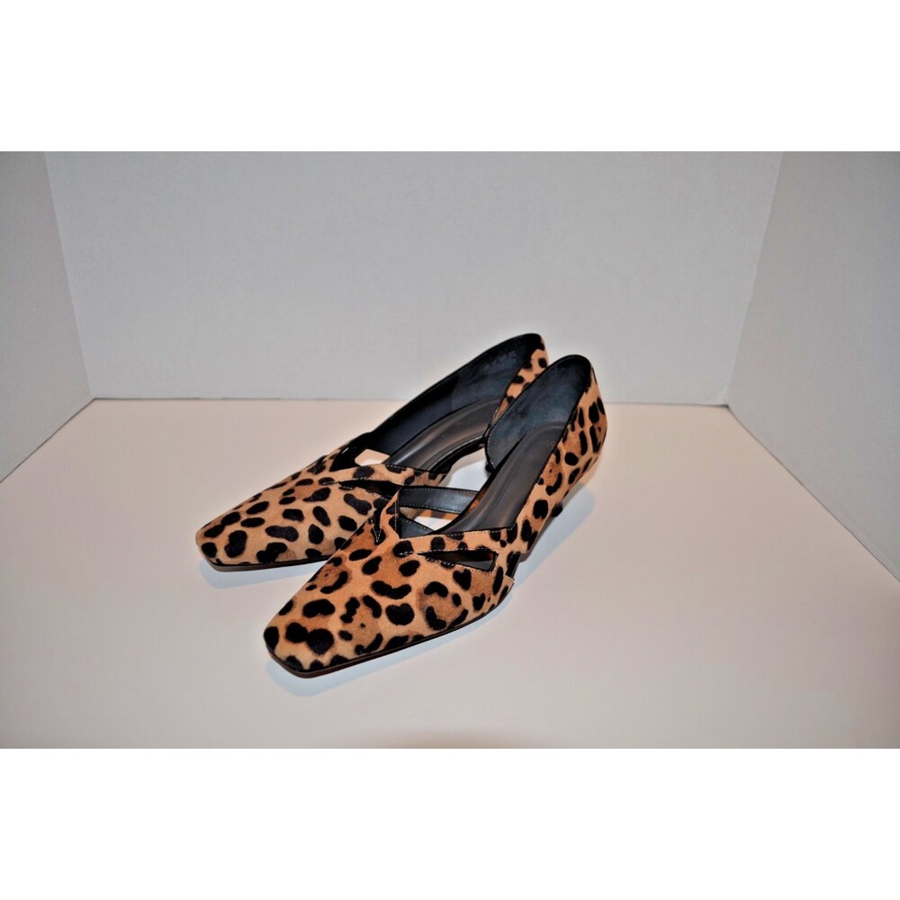 SARTO by Franco Sarto Roselyn Kitten Heel Leopard Print Pump Women's 8M